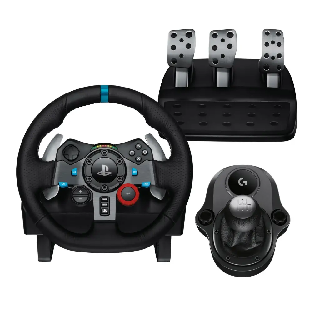  Logitech G29 Driving Force Racing Wheel + Shifter for PlayStation 5