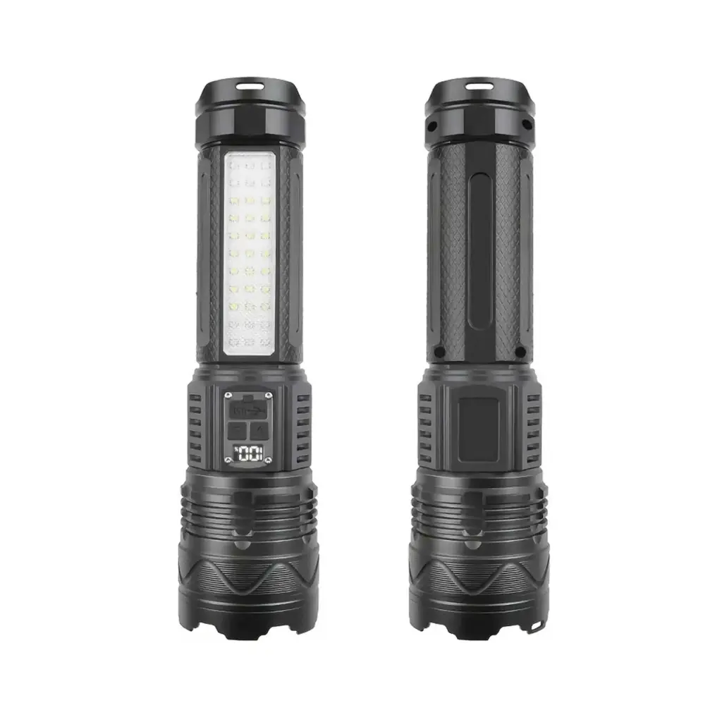 COBA CB-A80-TG USB Rechargeable LED Flashlight