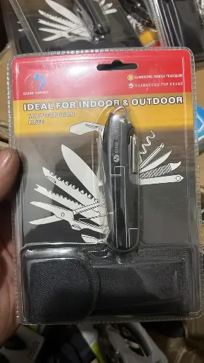 Grand Harvest Multi-Tool Knife for Indoor & Outdoor Use with Sheath