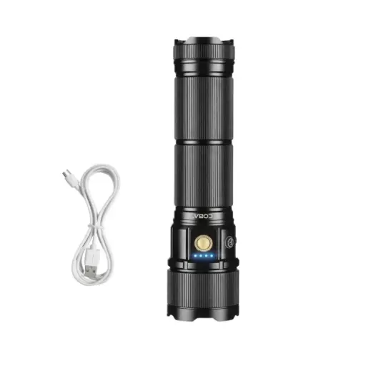 COBA Aluminum Alloy Strong Light Flashlight CB-B52-2