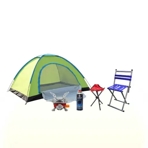 Complete Camping Gear Package - Tent, Stove, Chairs & More