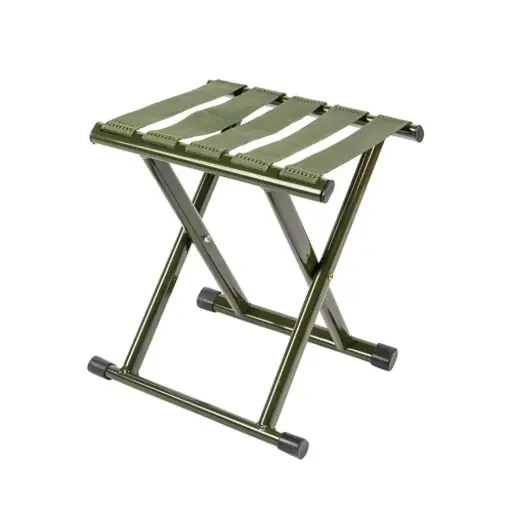 Green Foldable Camping Stool | Portable Outdoor Seat Chair